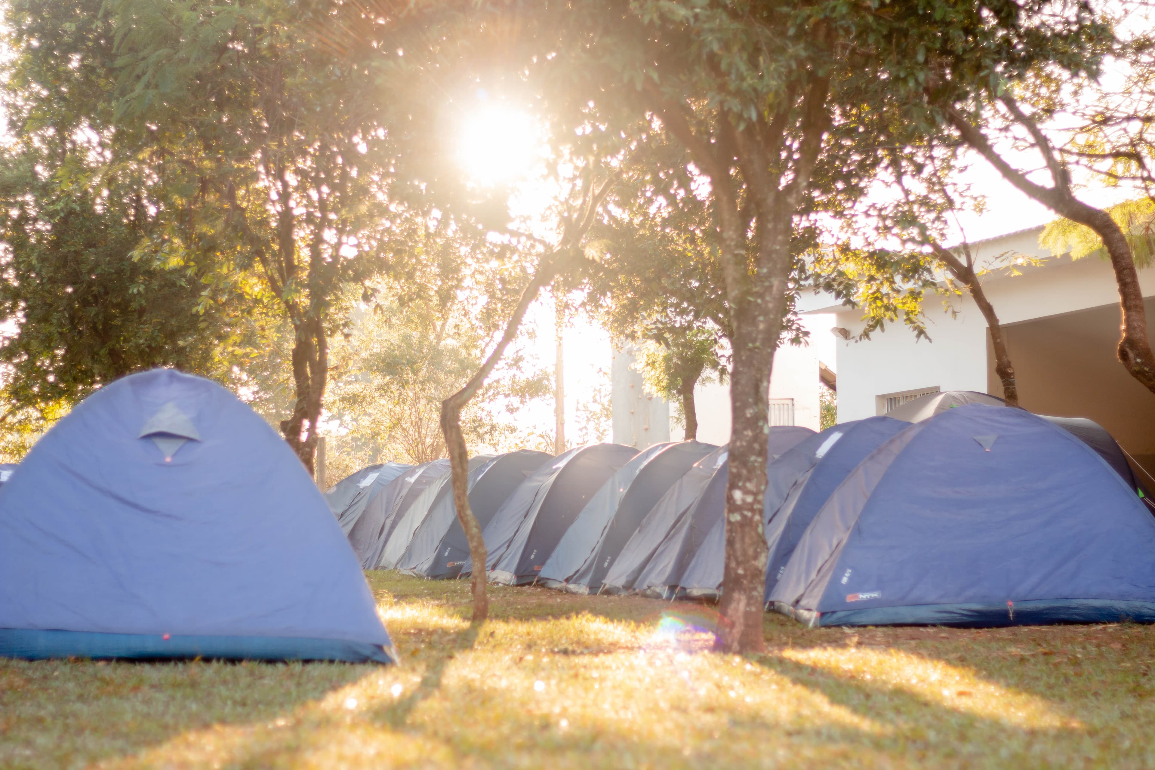 Barracas do campamento